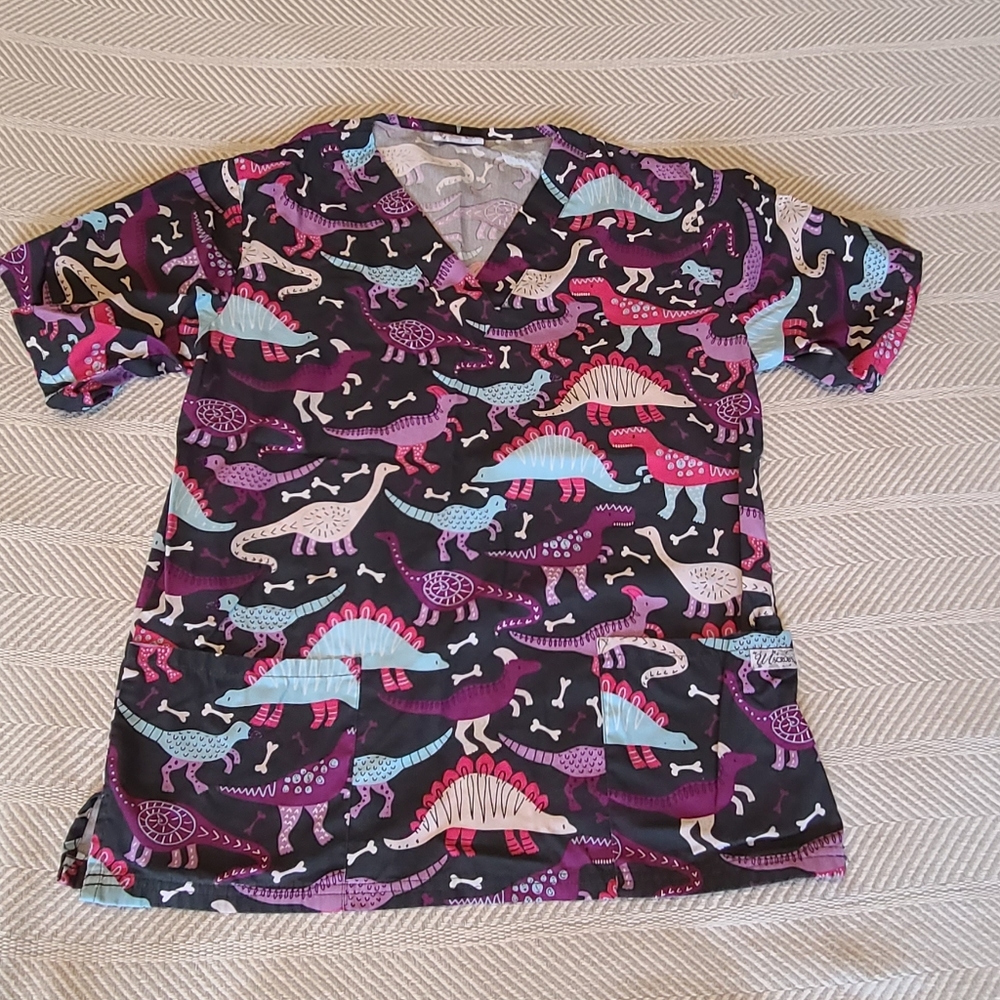 UA Scrub Dinosaur Scrub Top M-L